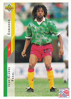 Jean-Clude Pagal Cameroon Upper Deck World Cup 1994 Eng/Spa #226